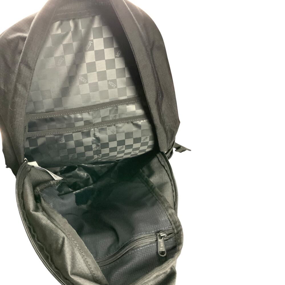 Vans Skateboard Backpack Black Laptop School Travel Hiking Daypack NWT Unisex - Picture 3 of 6